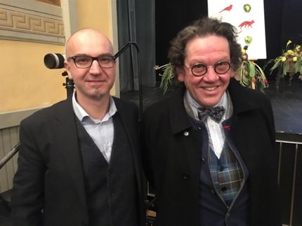 Con Philippe Daverio per il convegno 'L'altra metà della mela', Teatro Sociale di Trento - 2019